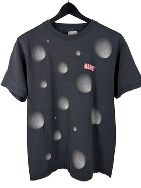 Vintage 90s ALife 3D Artistic Streetwear Abstract Graphic Shirt Size M